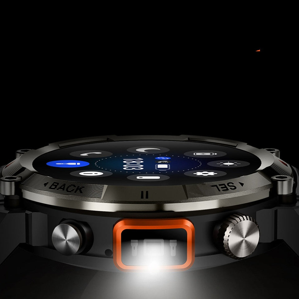 Outdoor Tactical Smartwatch (Sports & Health Tracker)