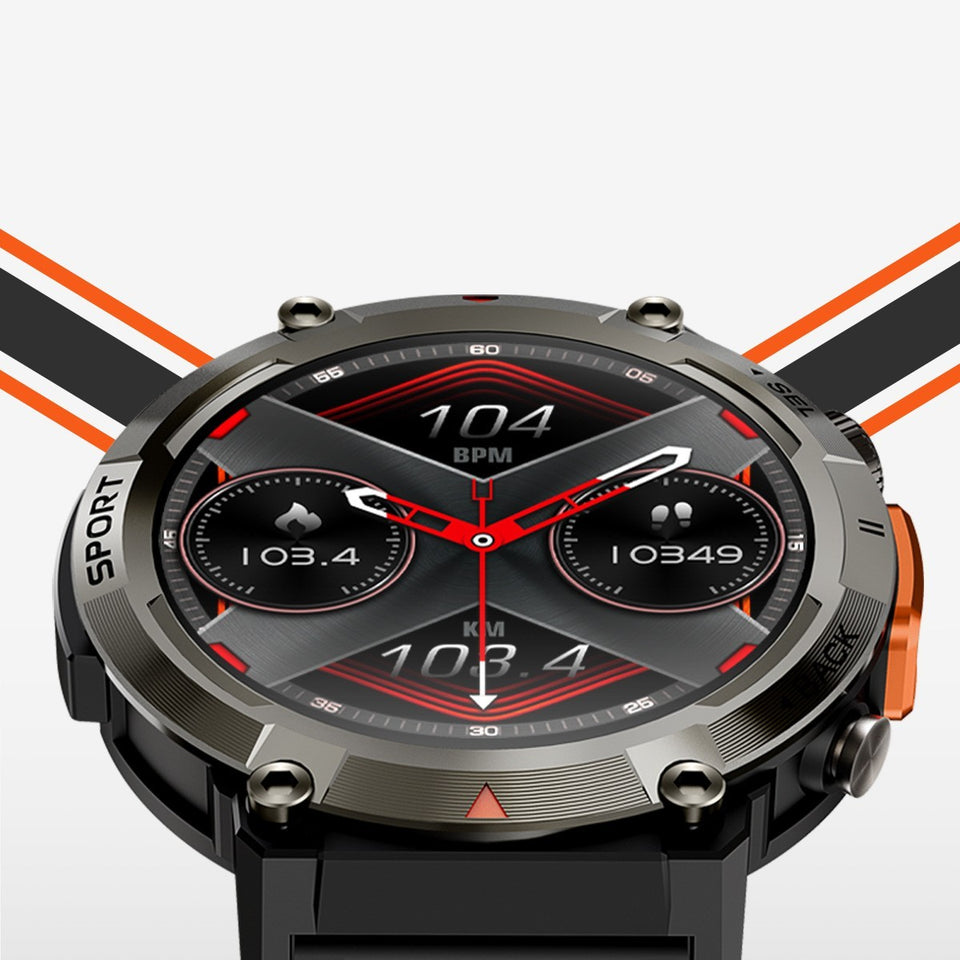 Outdoor Tactical Smartwatch (Sports & Health Tracker)