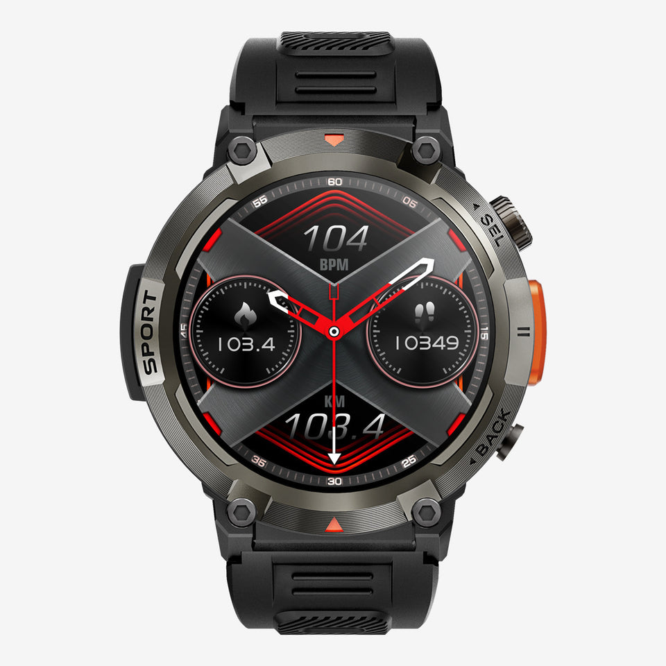 Outdoor Tactical Smartwatch (Sports & Health Tracker)