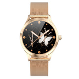 Women’s Stainless Steel Smartwatch (Water-Resistant)