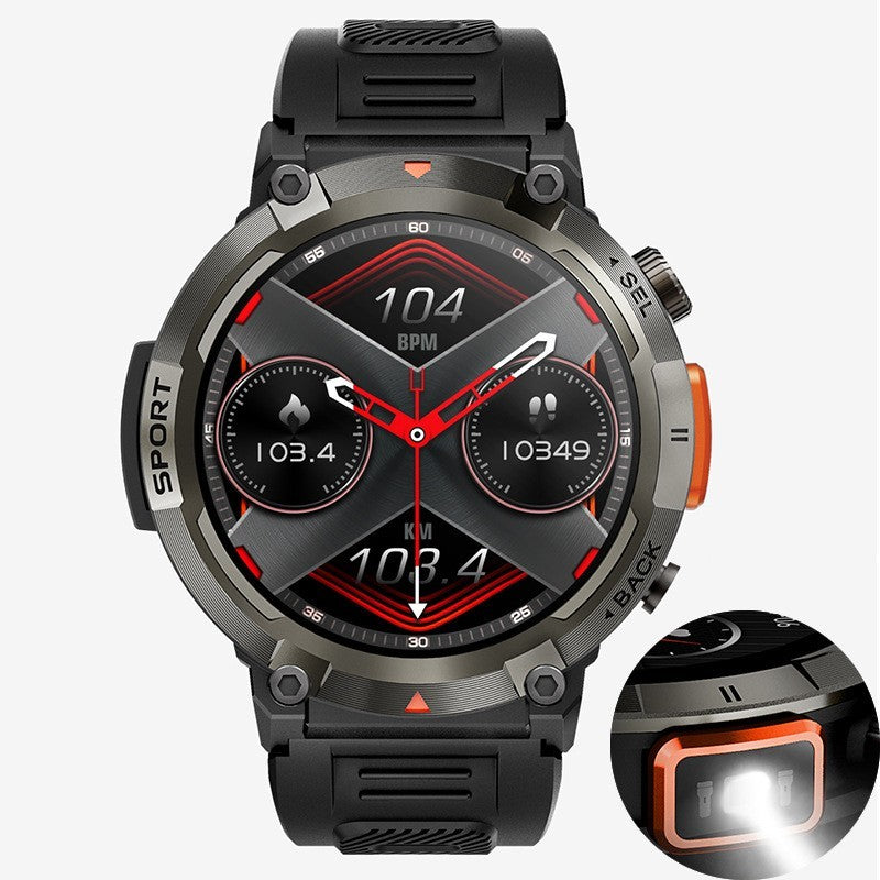 Outdoor Tactical Smartwatch (Sports & Health Tracker)